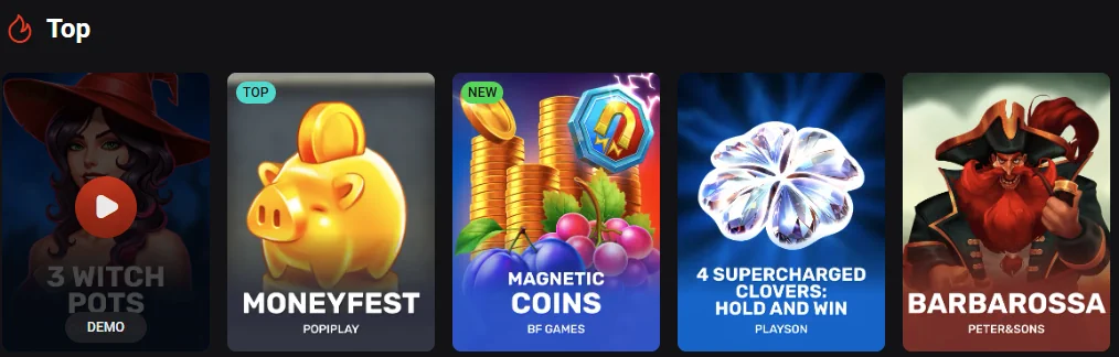 Rollero Casino Spiele